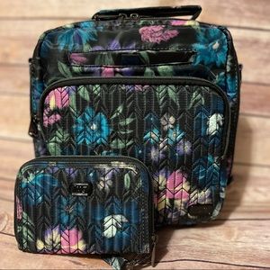 Lug Ranger Crossbody & Rodeo Wallet - Bloom Black